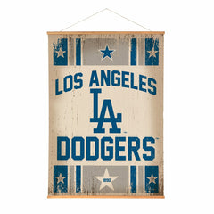 Los Angeles Dodgers, Canvas Wall Tapestry, Large, 54x36, MLB, Home