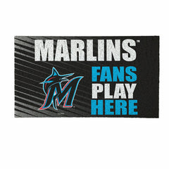 Miami Marlins Fan Mat, 28"x16", MLB