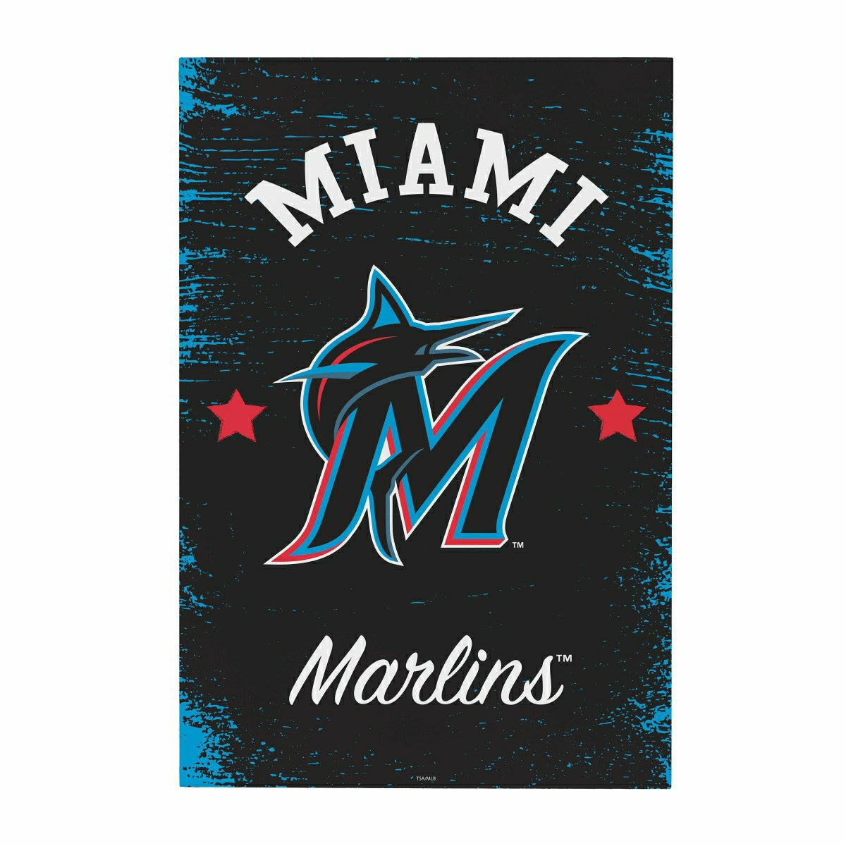 Miami Marlins Wood Wall Sign, 16x24, MLB, Home