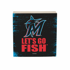 Miami Marlins Plock, Down Home Fans, 6x6, MLB, Home