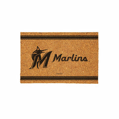Miami Marlins Large One Color Coir Mat, 36"x24", MLB