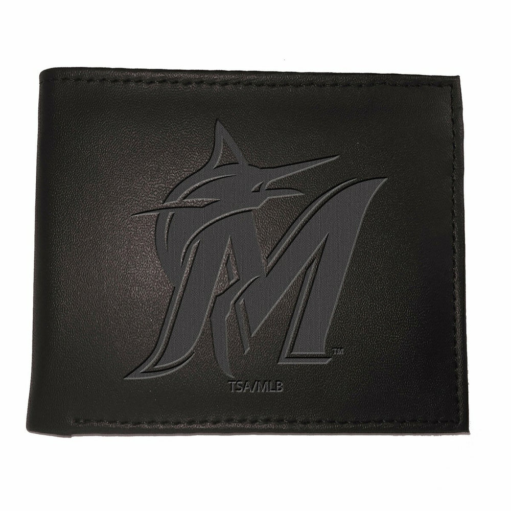 Miami Marlins Bi-Fold Wallet Black, MLB, Home