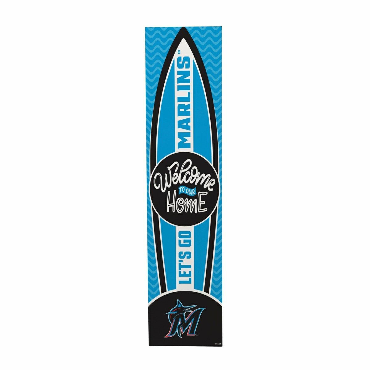 Miami Marlins Summer Seasonal Surfboard ECM Exclusive 47" Single Sided, MLB, Home