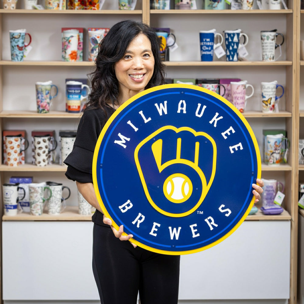 Milwaukee Brewers Premier Metal Wall Art, MLB, Home
