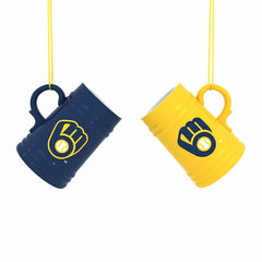Milwaukee Brewers Ceramic Mini Stein, 3oz, set of 2, MLB, Home