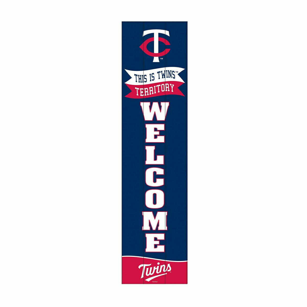 Minnesota Twins, 46" Leaner, MLB, Home