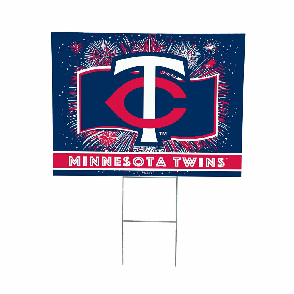 Minnesota Twins Yard Sign, Patriotic, MLB, Home