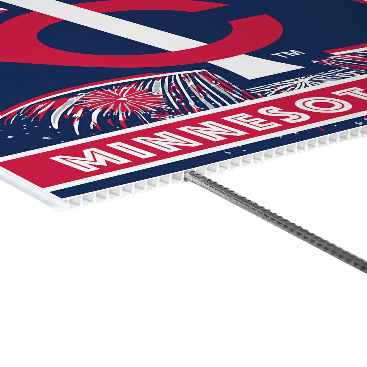 Minnesota Twins Yard Sign, Patriotic, MLB, Home