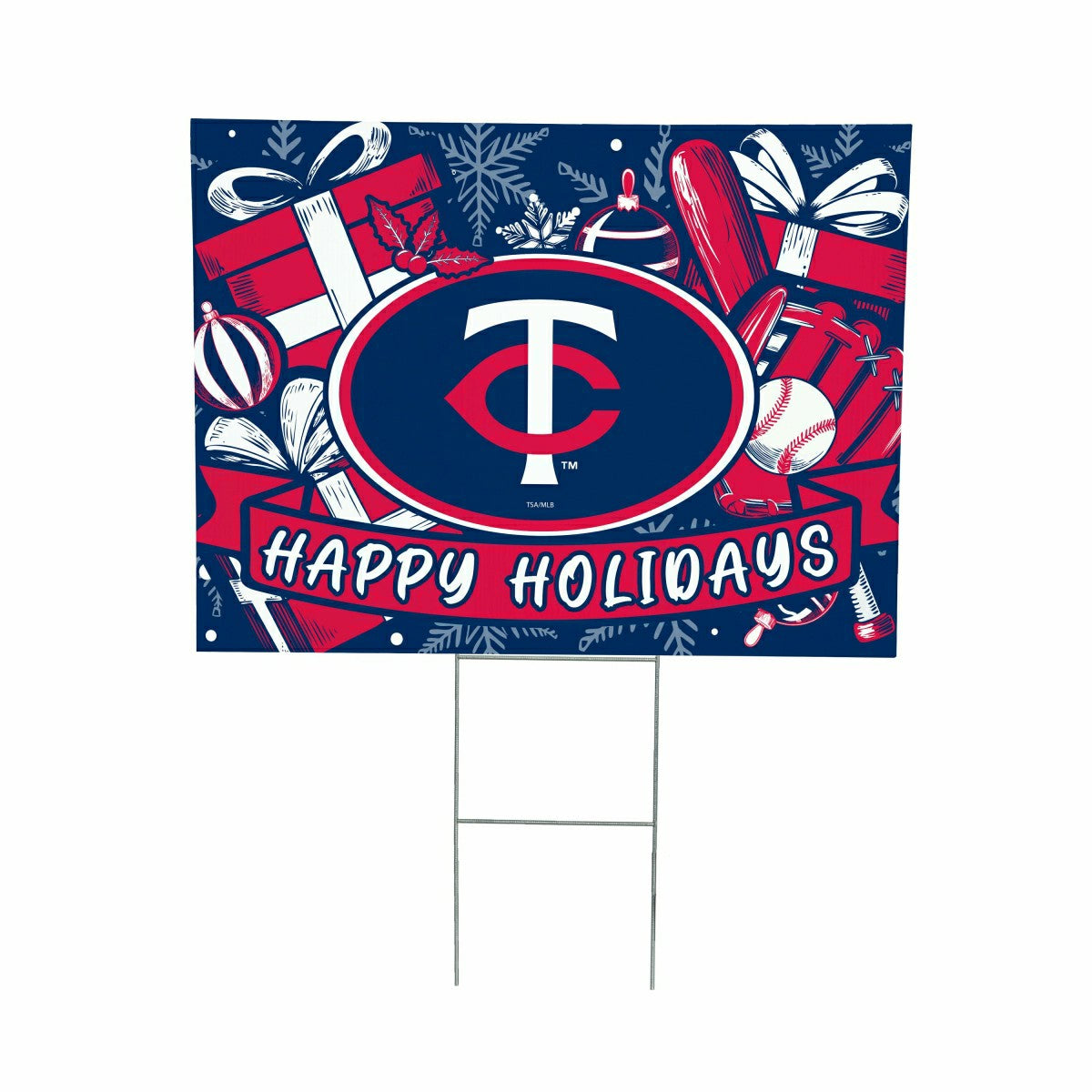 Minnesota Twins Yard Sign, Holiday, MLB, Home