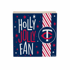 Minnesota Twins Block, Holiday, 6x6, MLB, Home