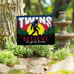 Minnesota Twins Yard Sign, Bigfoot, MLB, Home