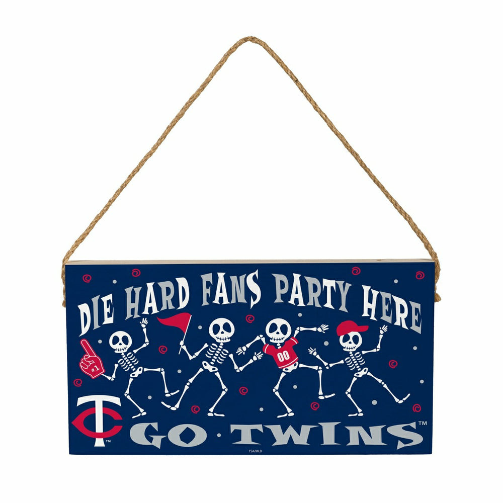 Minnesota Twins Halloween Wood Wall Sign, 6x11, MLB, Home