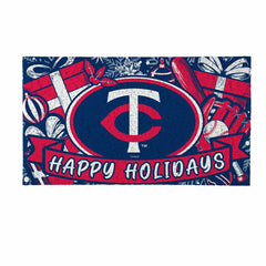 Minnesota Twins Holiday PVC Mat, 28"x16", MLB