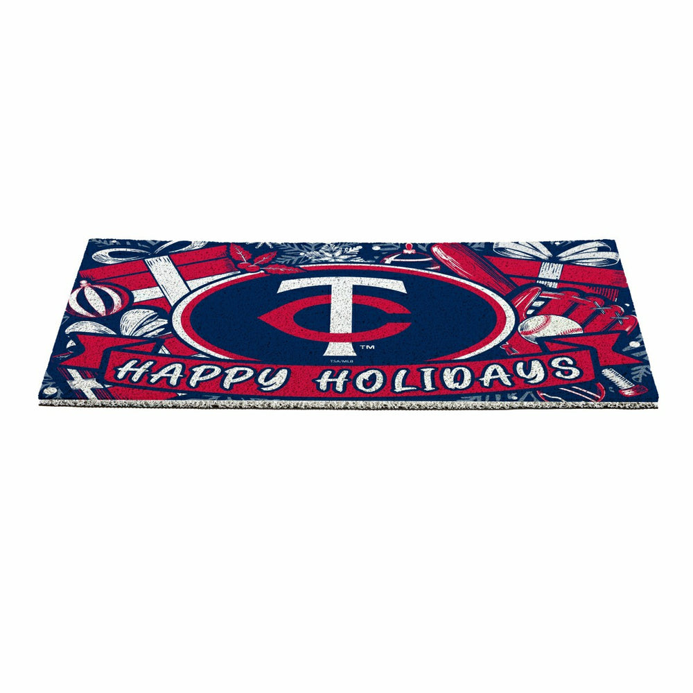 Minnesota Twins Holiday PVC Mat, 28"x16", MLB