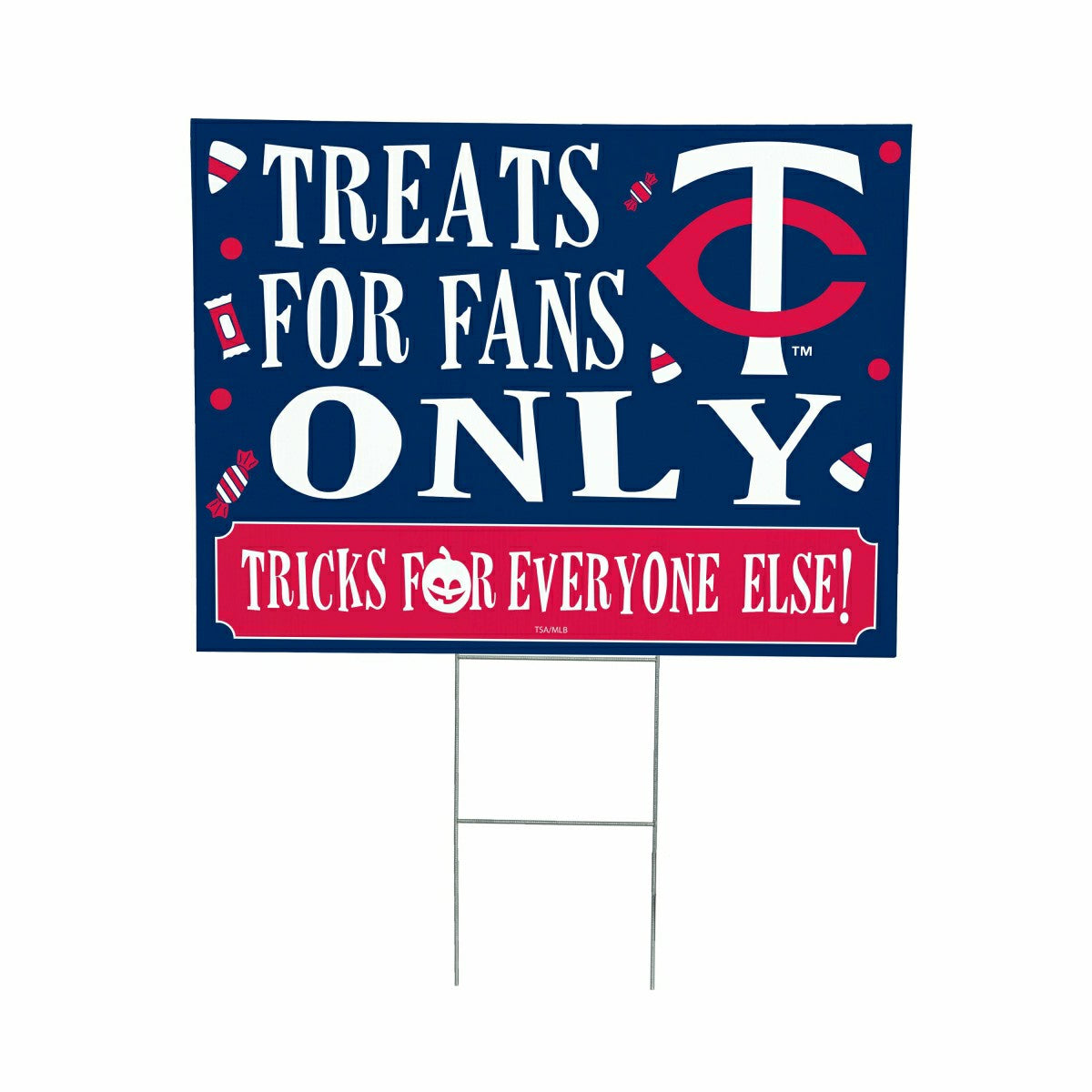 Minnesota Twins Yard Sign, Halloween Treats for Fans, MLB, Home