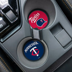 Minnesota Twins Car Coaster Set, 2pc, MLB, Home