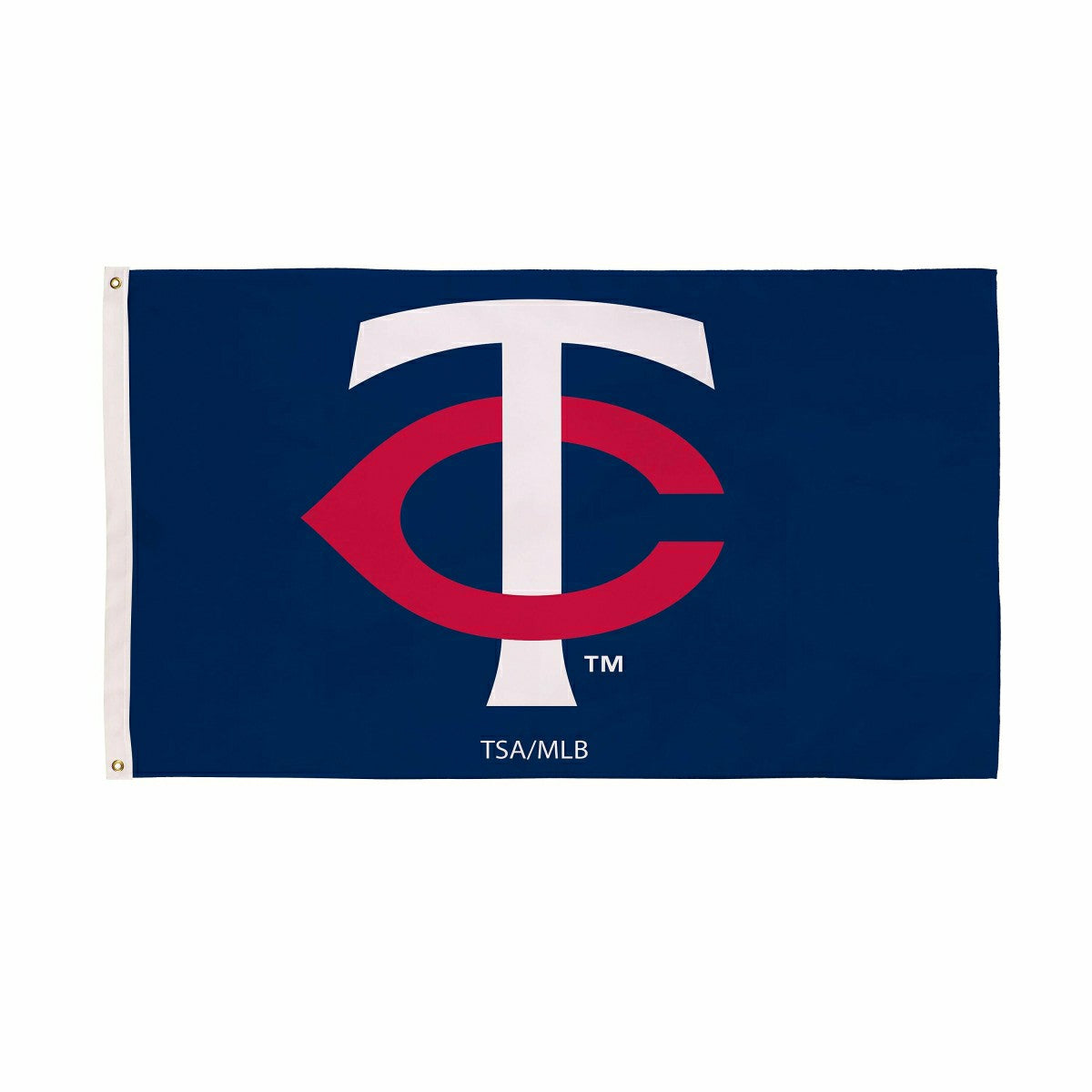 Minnesota Twins Single Sided Flag w/ 2 Grommets, 3'x5', MLB, Home