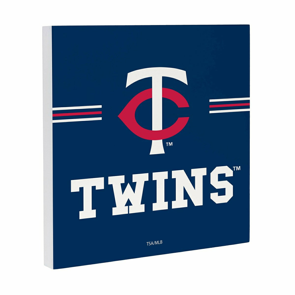 Minnesota Twins Wood Wall Sign, 12x12, MLB, Home