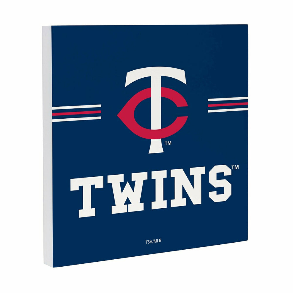 Minnesota Twins Wood Wall Sign, 12x12, MLB, Home