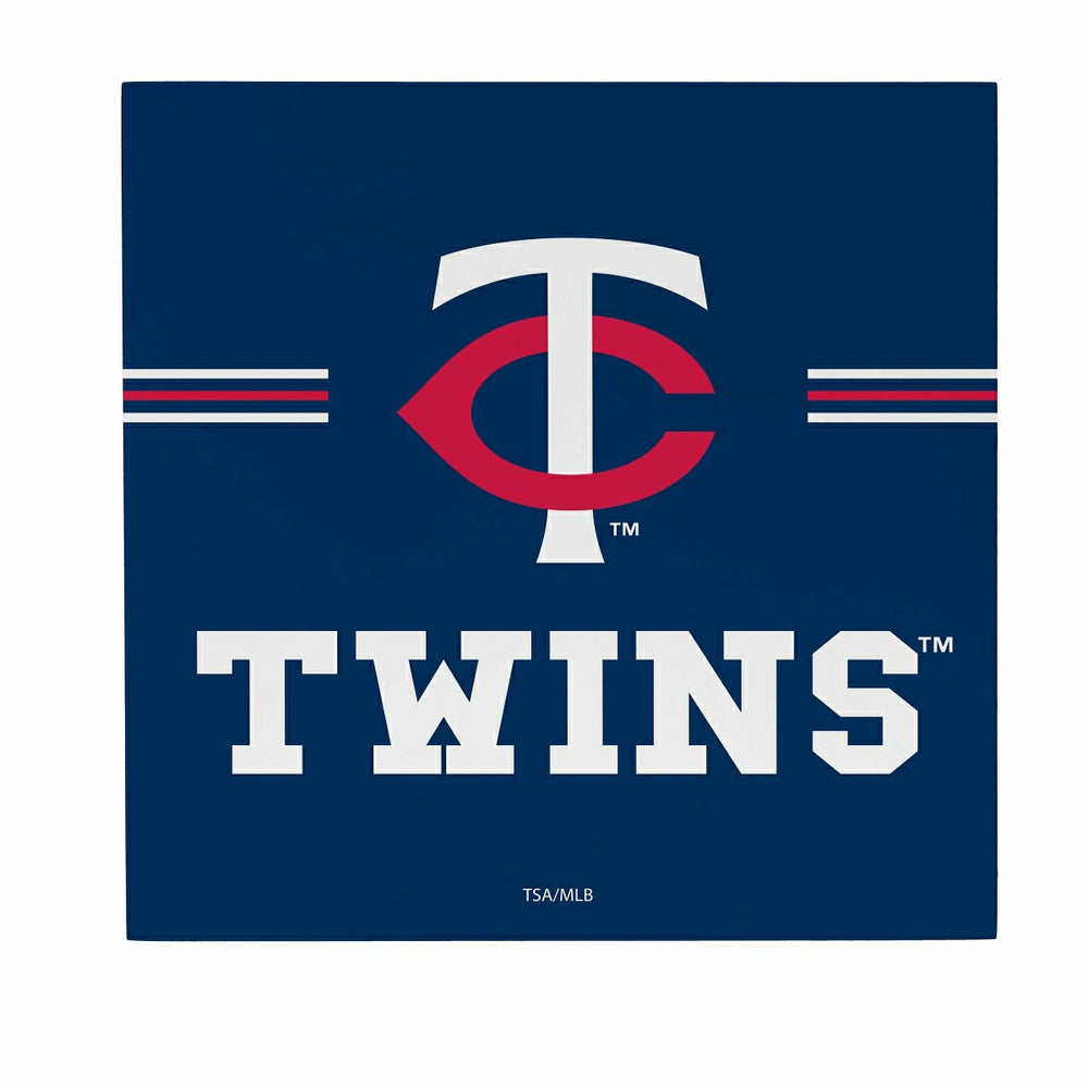 Minnesota Twins Wood Wall Sign, 12x12, MLB, Home