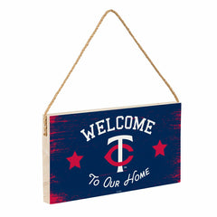 Minnesota Twins Wood Wall Sign, 6x11, MLB, Home