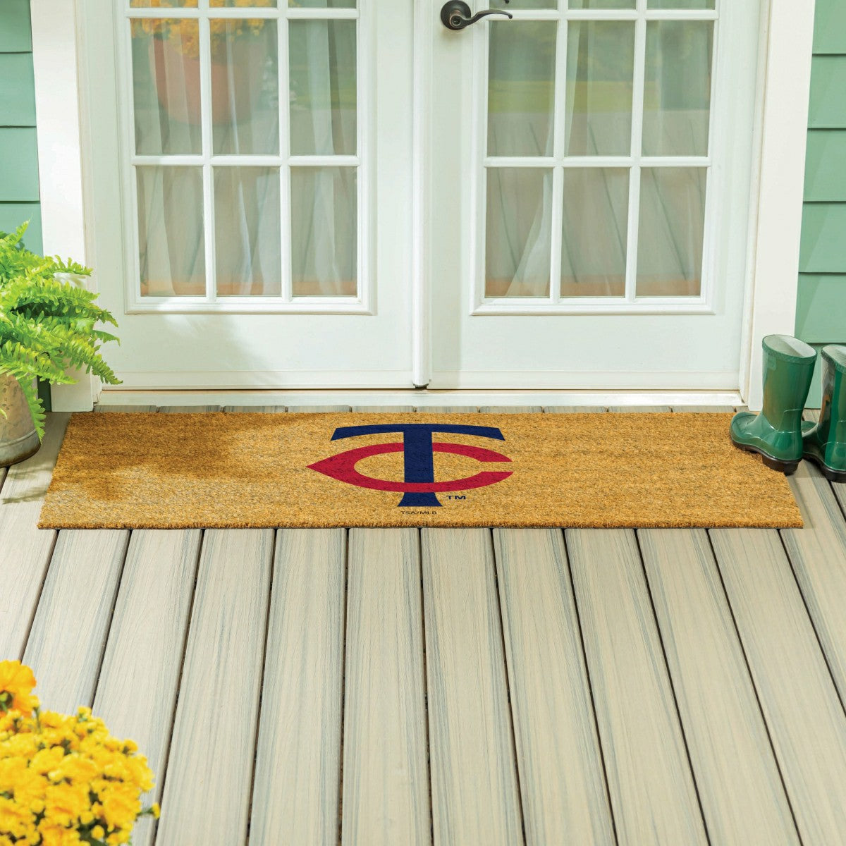 Minnesota Twins Extra Large Full Color Coir Mat, 60"x24", MLB