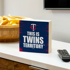 Minnesota Twins Plock, Down Home Fans, 6x6, MLB, Home