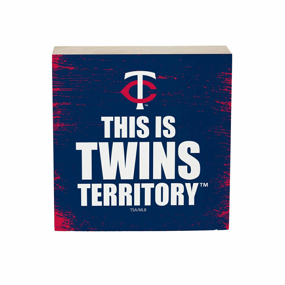 Minnesota Twins Plock, Down Home Fans, 6x6, MLB, Home