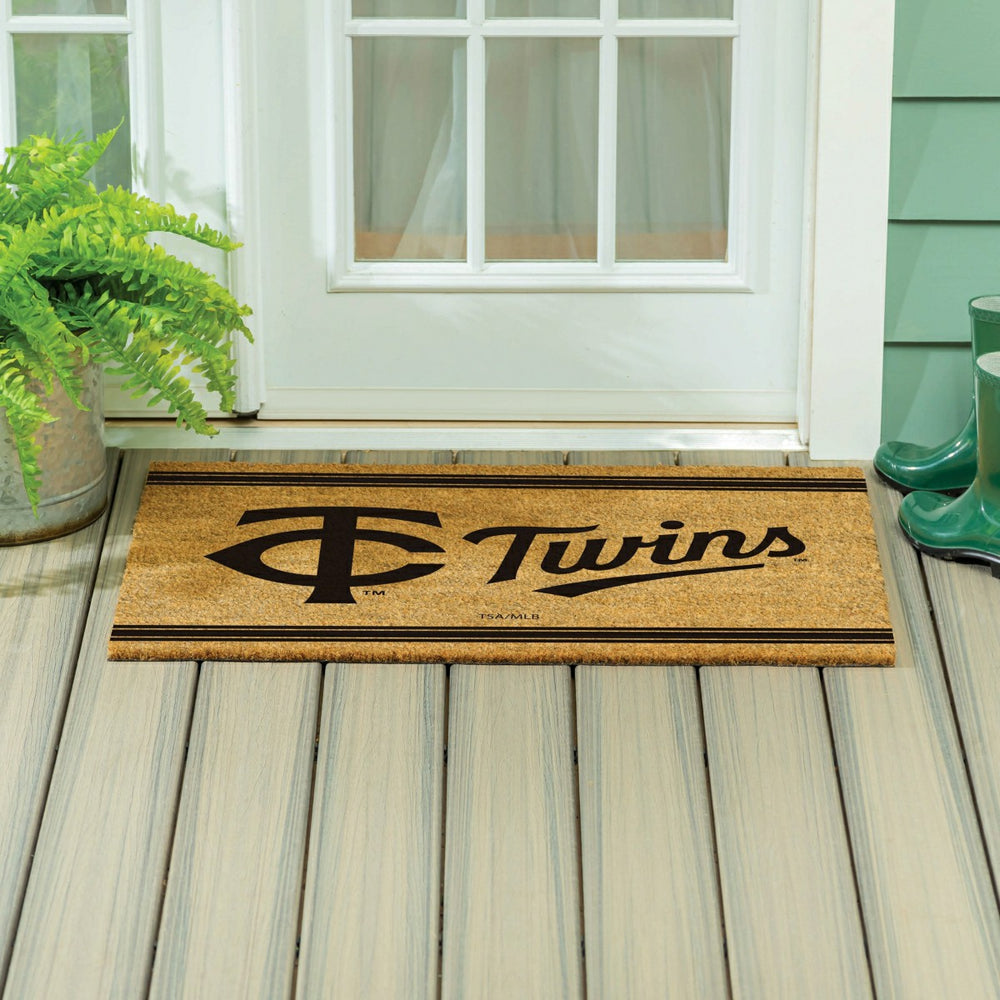 Minnesota Twins Large One Color Coir Mat, 36"x24", MLB