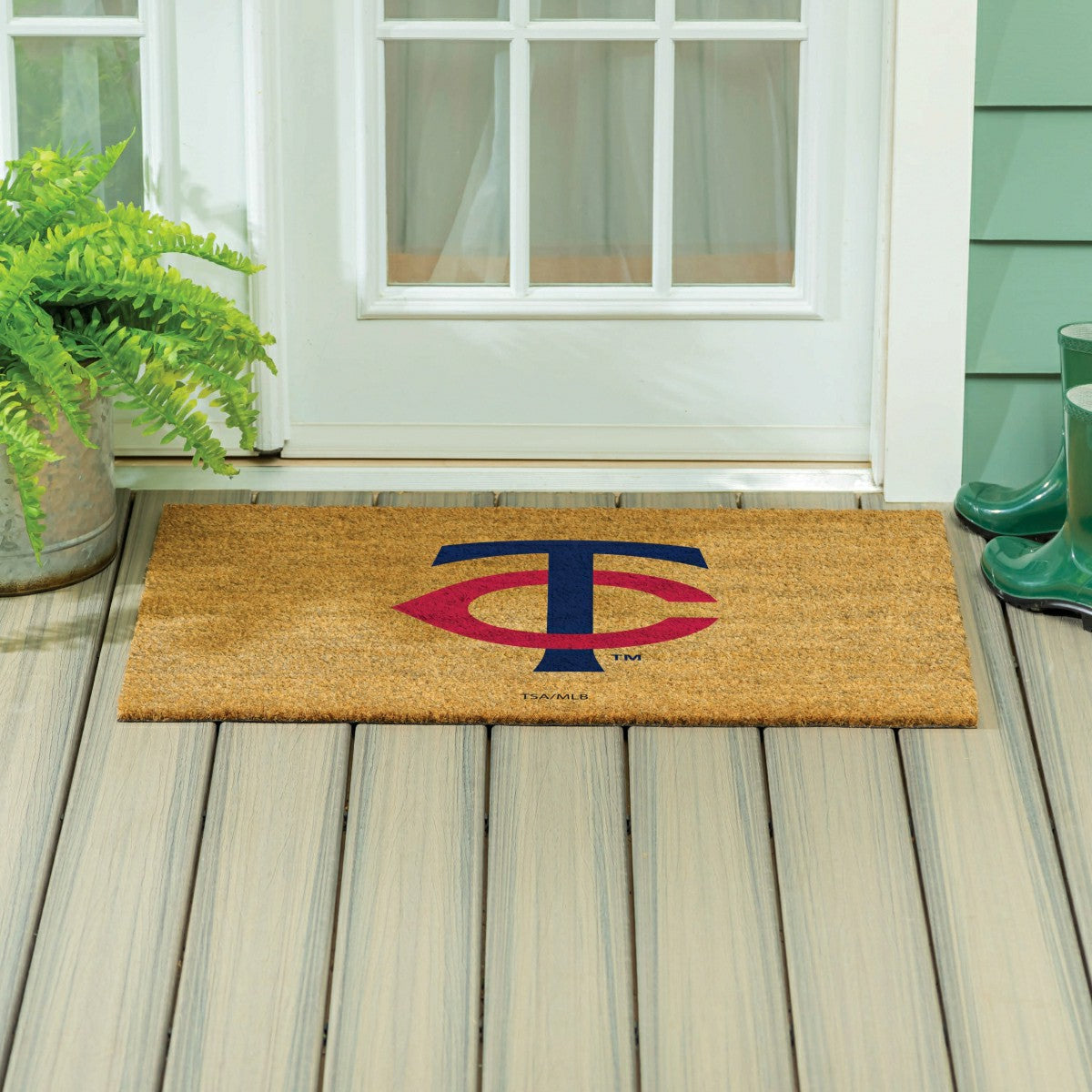 Minnesota Twins Large Full Color Coir Mat, 36"x24", MLB