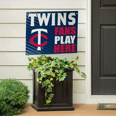 Minnesota Twins Coroplast Yard Sign "Fans Play Here", MLB, Home