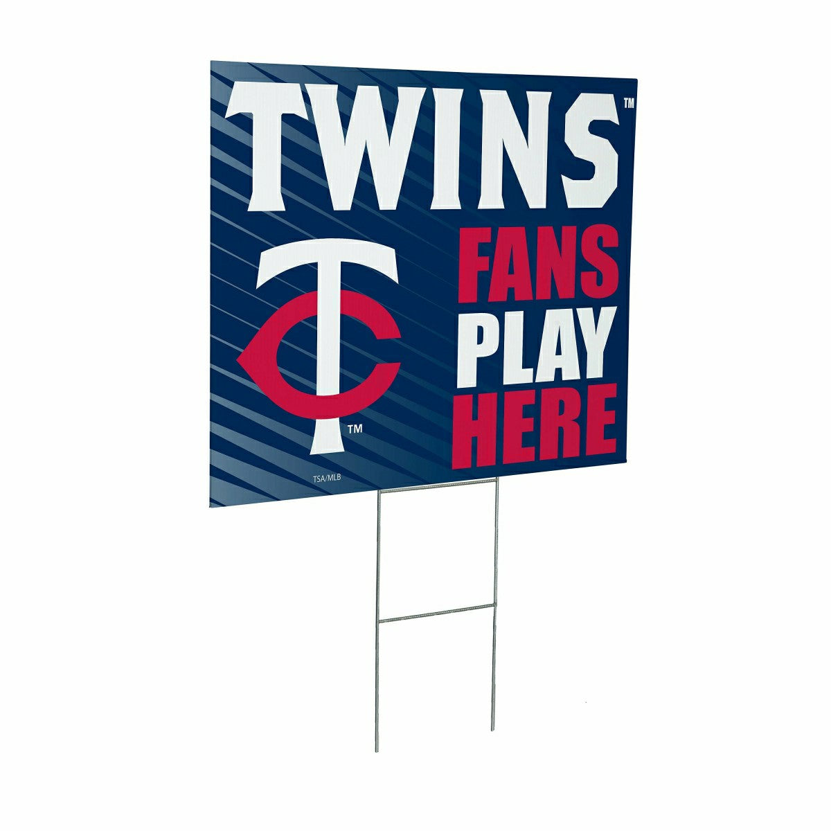 Minnesota Twins Coroplast Yard Sign "Fans Play Here", MLB, Home