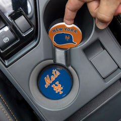 New York Mets Car Coaster Set, 2pc, MLB, Home