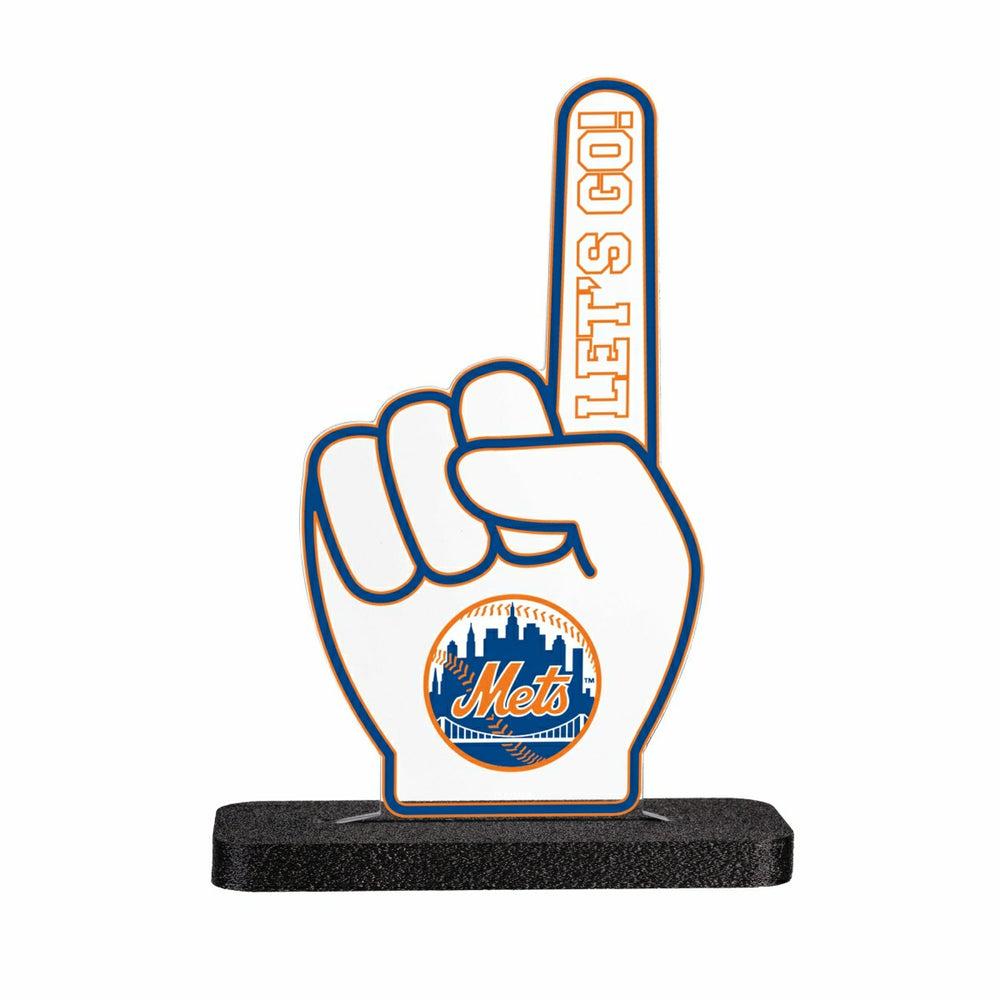New York Mets Baseball Foam Finger Desklite LED Decor, MLB, Home