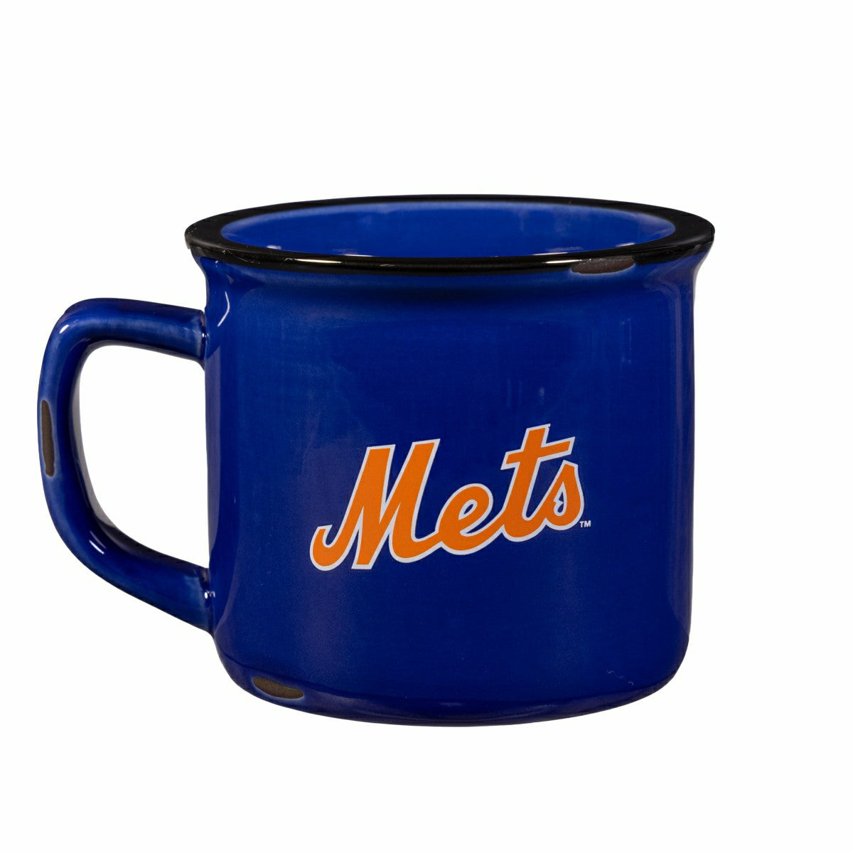 New York Mets Ceramic Camp Cup with Enamel Finish, 14oz, MLB, Home