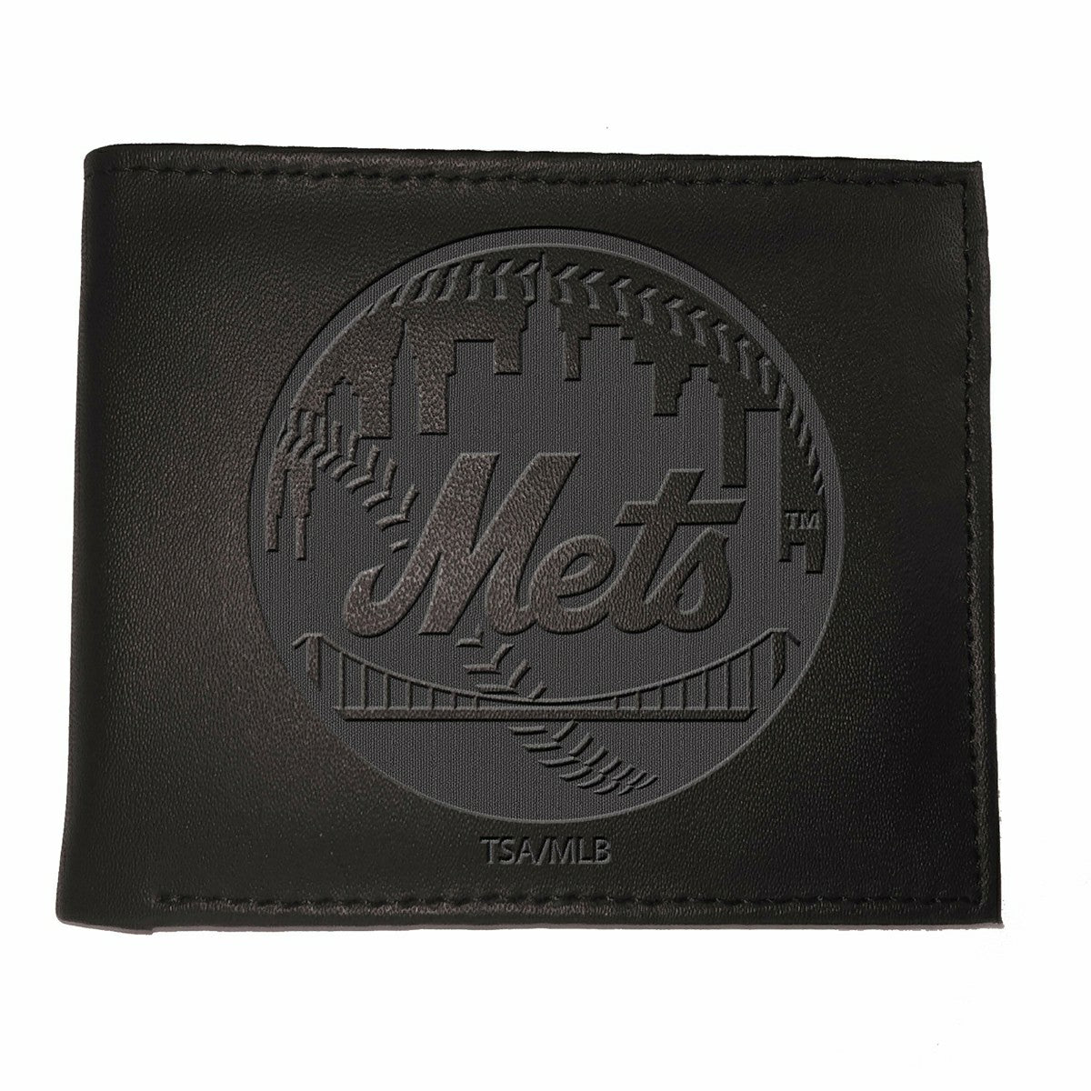 New York Mets Bi-Fold Wallet Black, MLB, Home