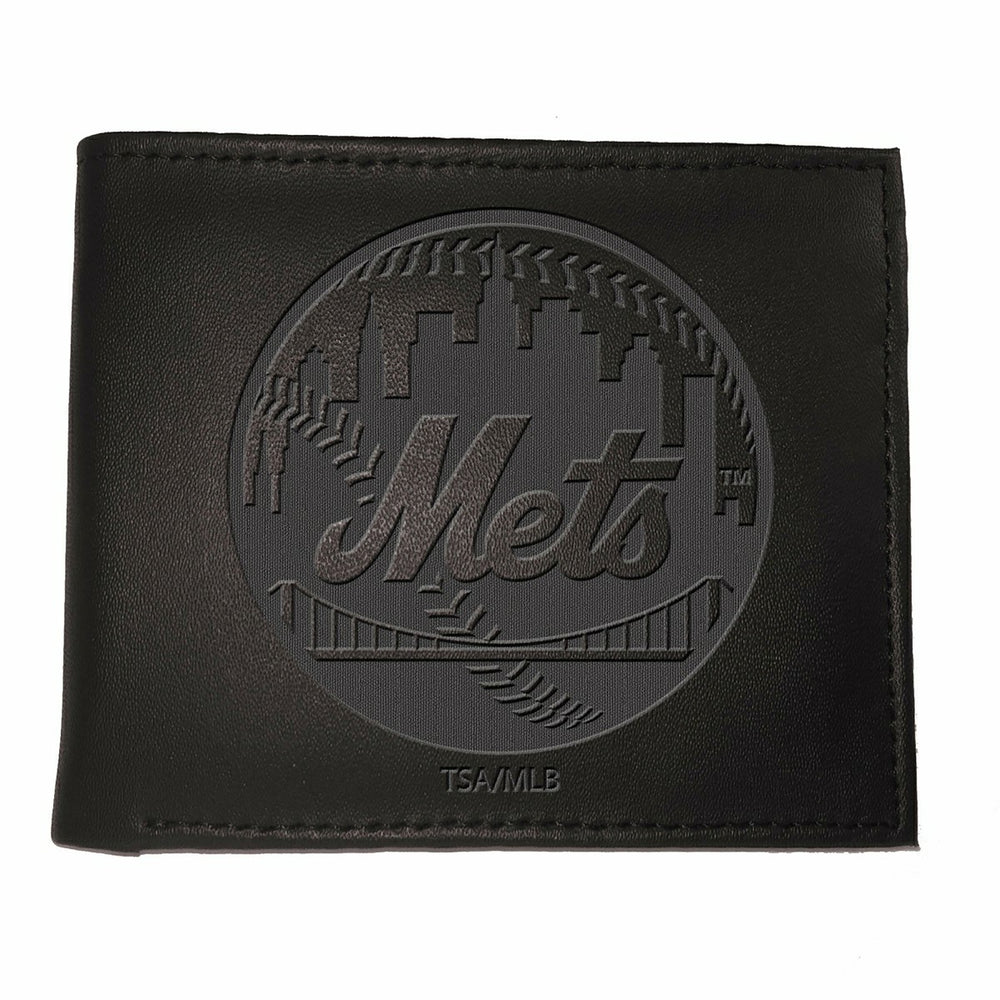 New York Mets Bi-Fold Wallet Black, MLB, Home