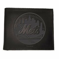 New York Mets Bi-Fold Wallet Black, MLB, Home