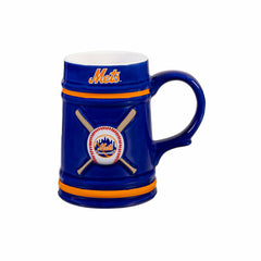 New York Mets Ceramic Stein Cup, 24oz, MLB, Home