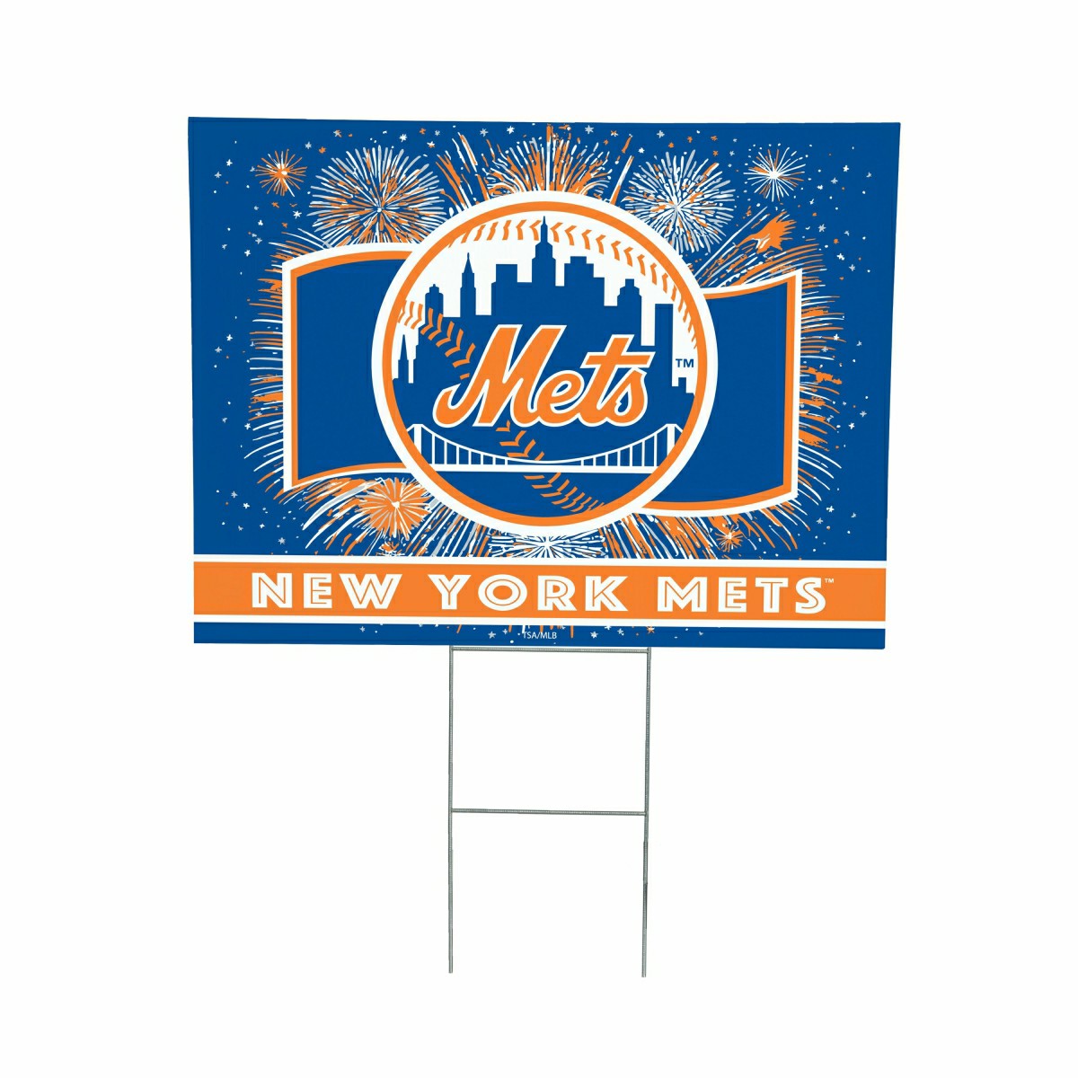 New York Mets Yard Sign, Patriotic, MLB, Home