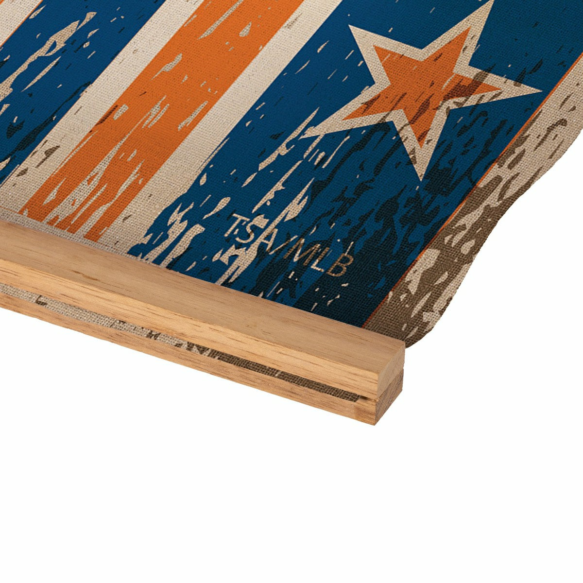 New York Mets, Canvas Wall Tapestry, Medium, 36x24, MLB, Home