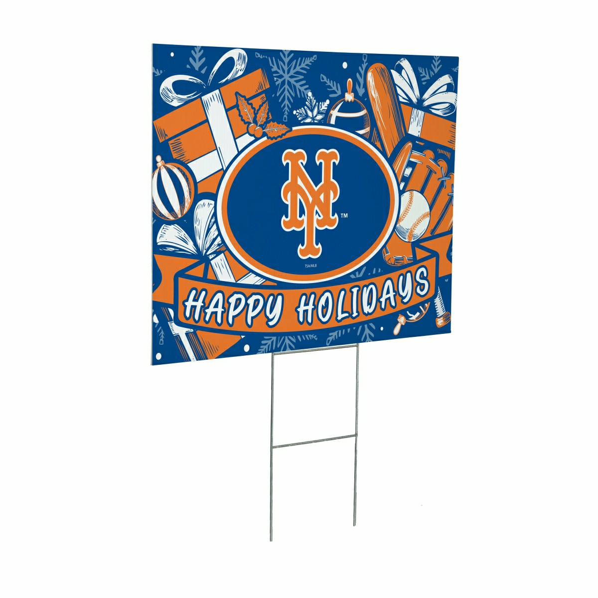 New York Mets Yard Sign, Holiday, MLB, Home