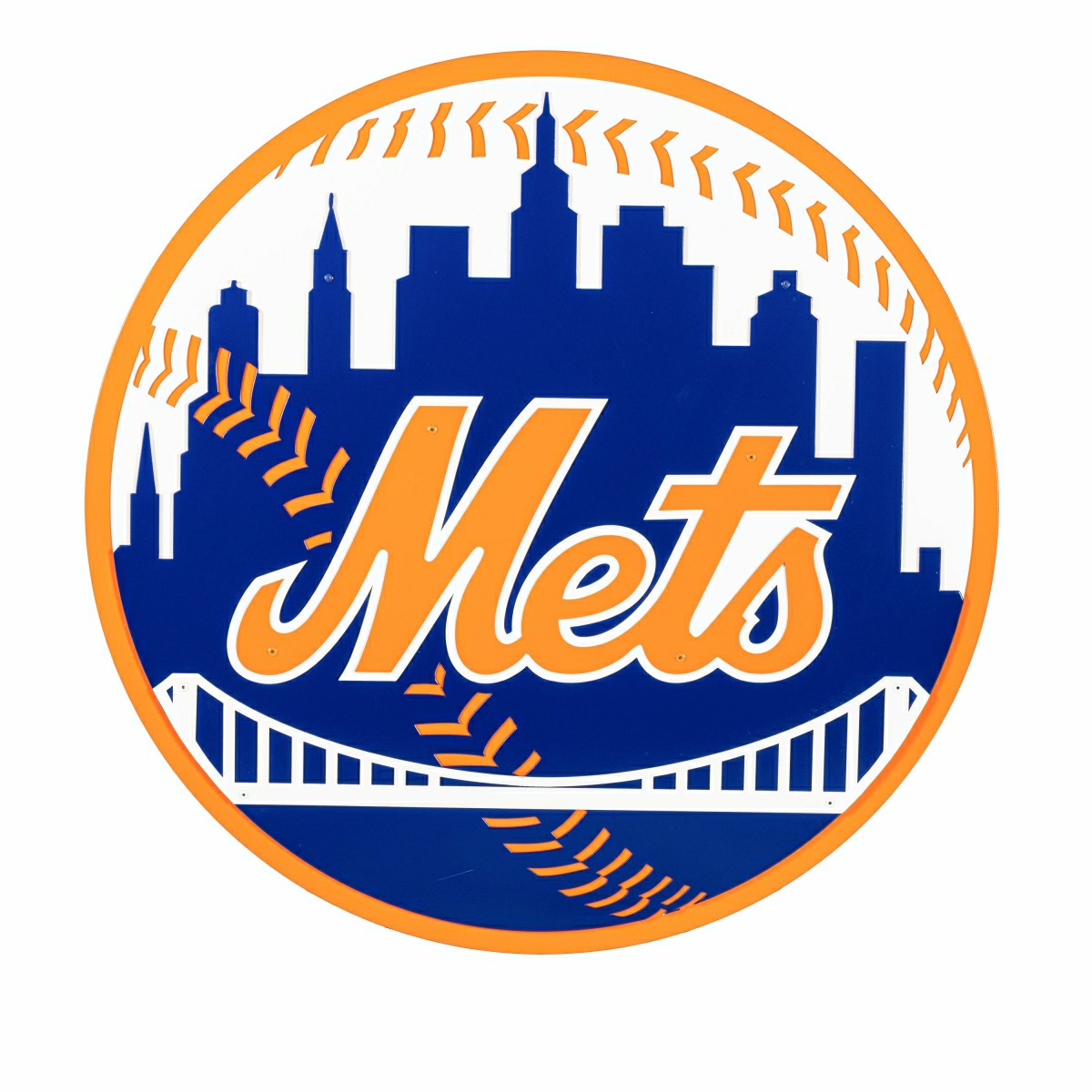 New York Mets Premier Metal Wall Art, MLB, Home