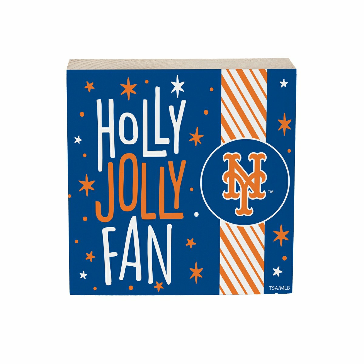 New York Mets Block, Holiday, 6x6, MLB, Home