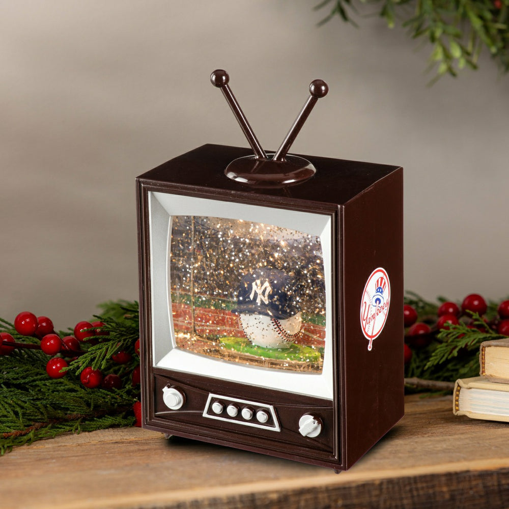 New York Yankees Vintage TV Water Lantern, MLB, Home