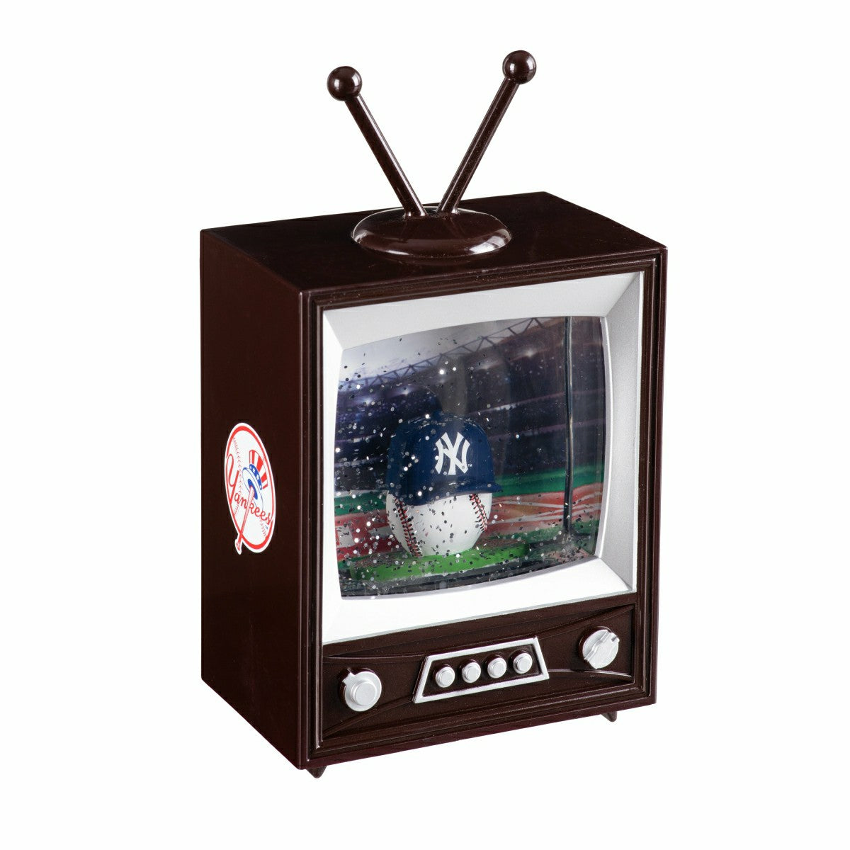New York Yankees Vintage TV Water Lantern, MLB, Home