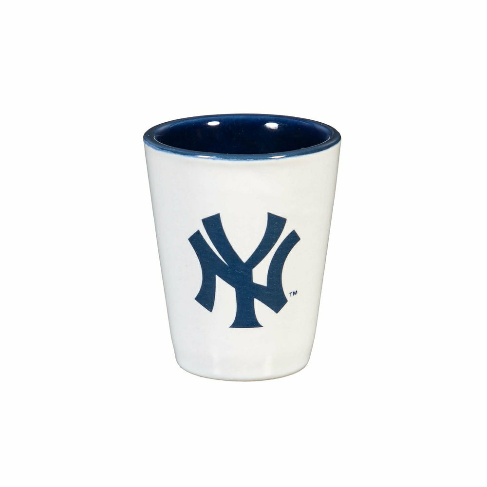 New York Yankees 4-Piece Ceramic 2oz. Shot Glass Set, MLB, Home
