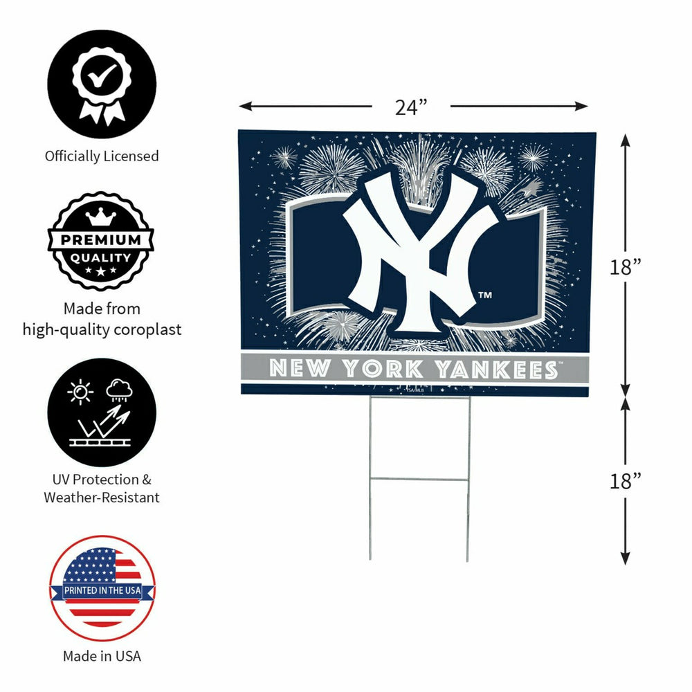 New York Yankees Yard Sign, Patriotic, MLB, Home