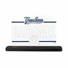 New York Yankees Rectangle Baseball LED Tabletop Decor, MLB, Home