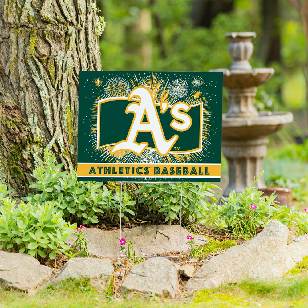 Athletics Yard Sign, Patriotic, MLB, Home